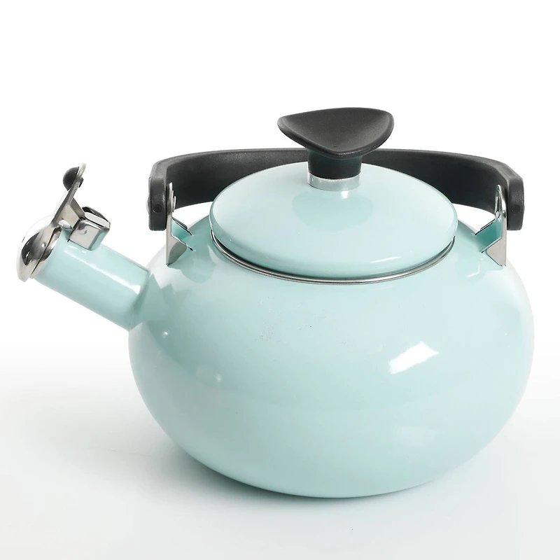 Kenmore® 1.5qt. Blue Enamel on Steel Whistling Tea Kettle