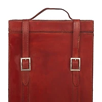 Red Modern Wine Holder, 9" x 5" x 16"