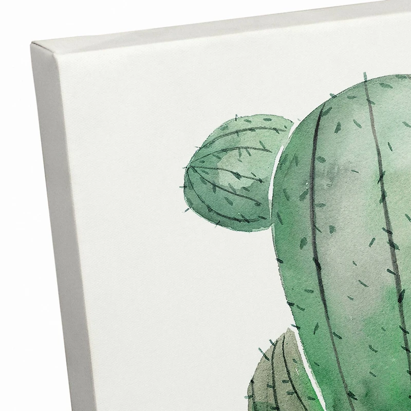 Little Potted Cactus 11" x 14" Canvas Wall Art