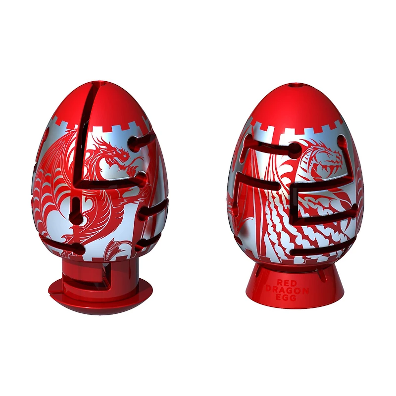 Smart Egg® 2-Layer Red Dragon Difficult Labyrinth Puzzle