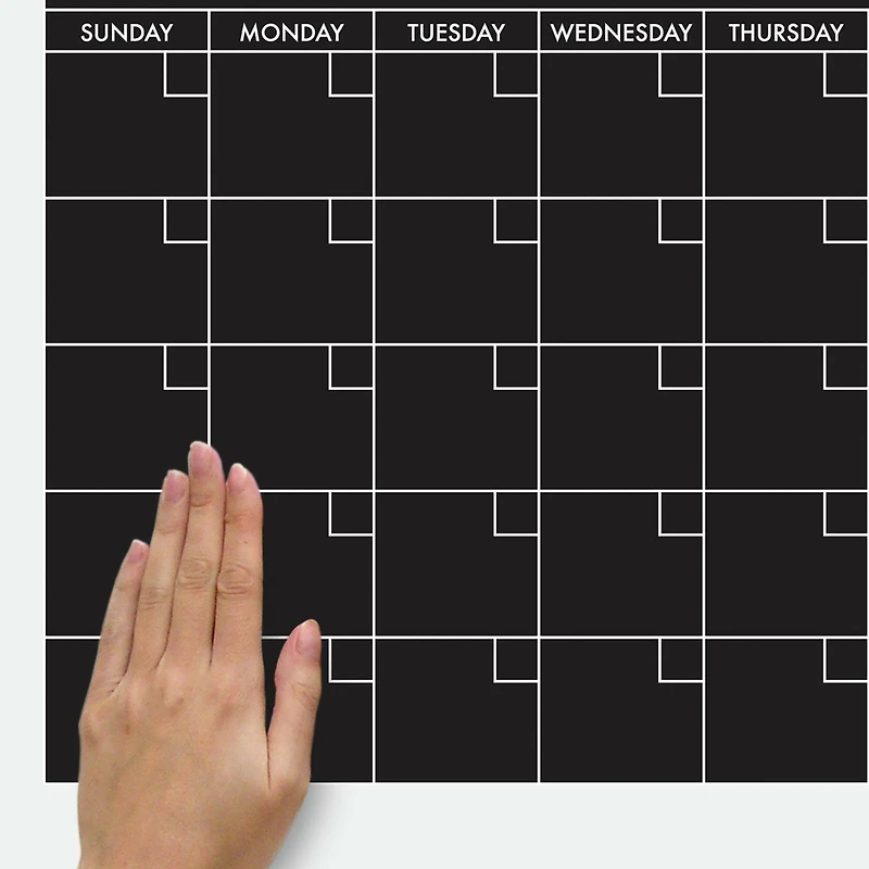 RoomMates Chalk Calendar Peel & Stick Giant Wall Decal