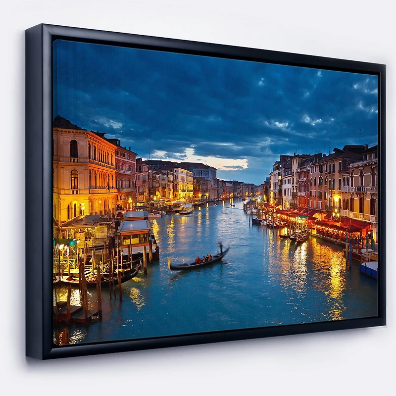 Designart - Grand Canal at Night Venice