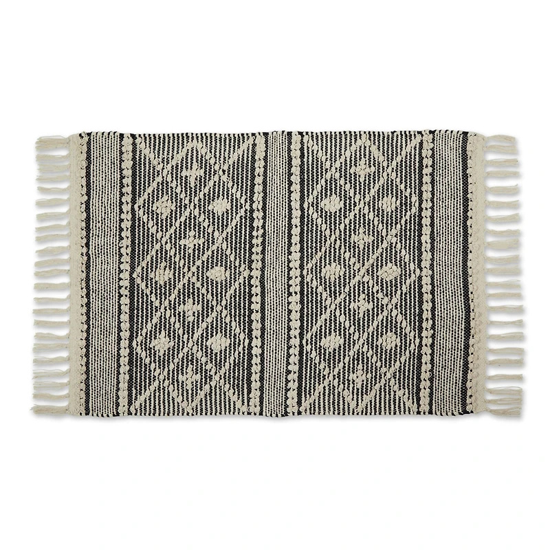 DII® Diamond Textured Hand-Loomed Rug