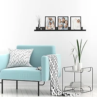 HangZ™ Black No Stud Photo Ledge