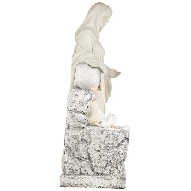 Design Toscano The Virgin of Lourdes Healing Waters Sculptural Fountain