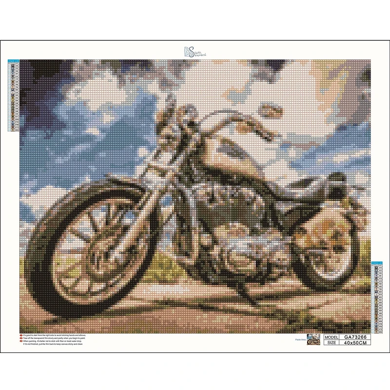 Sparkly Selections Time for a Ride Diamond Painting Kit, Round Diamonds