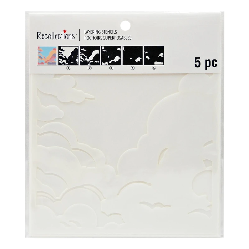 Clouds Layering Stencils by Recollections™