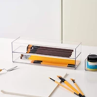 12" x 4" Clear Stacking Storage Tray by Simply Tidy™