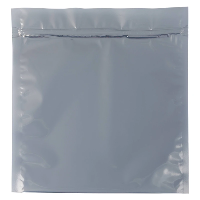 JAM Paper 8.5" x 8.5" Clear Square Foil Invitation Envelopes with Zip Closure, 25ct.