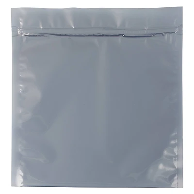 JAM Paper 8.5" x 8.5" Clear Square Foil Invitation Envelopes with Zip Closure, 25ct.