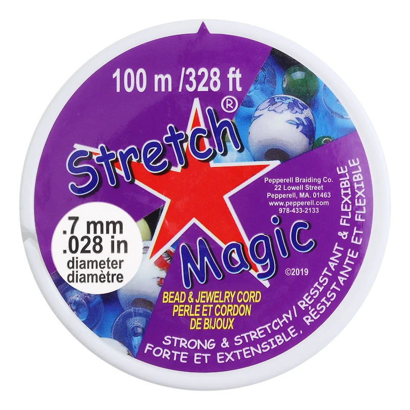 Stretch Magic® 0.7mm Clear Bead & Jewelry Cord, 100m