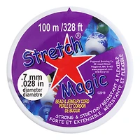 Stretch Magic® 0.7mm Clear Bead & Jewelry Cord, 100m