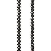 12 Pack: Black Faceted Glass Beads, 3mm by Bead Landing™