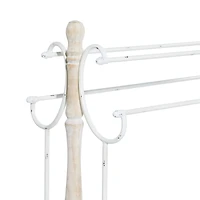 40'' Light Brown Wood Farmhouse Coat Rack