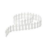 12 Pack: Mini White Wooden Fence by Make Market®