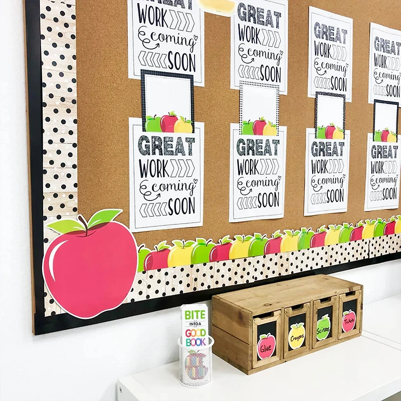 Creative Teaching Press® Apple Time Apples EZ Border, 48ft. Per Pack, 3 packs