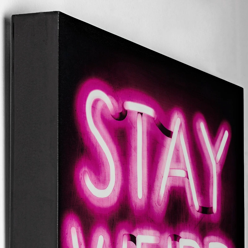 Stay Weird Neon Wall Art