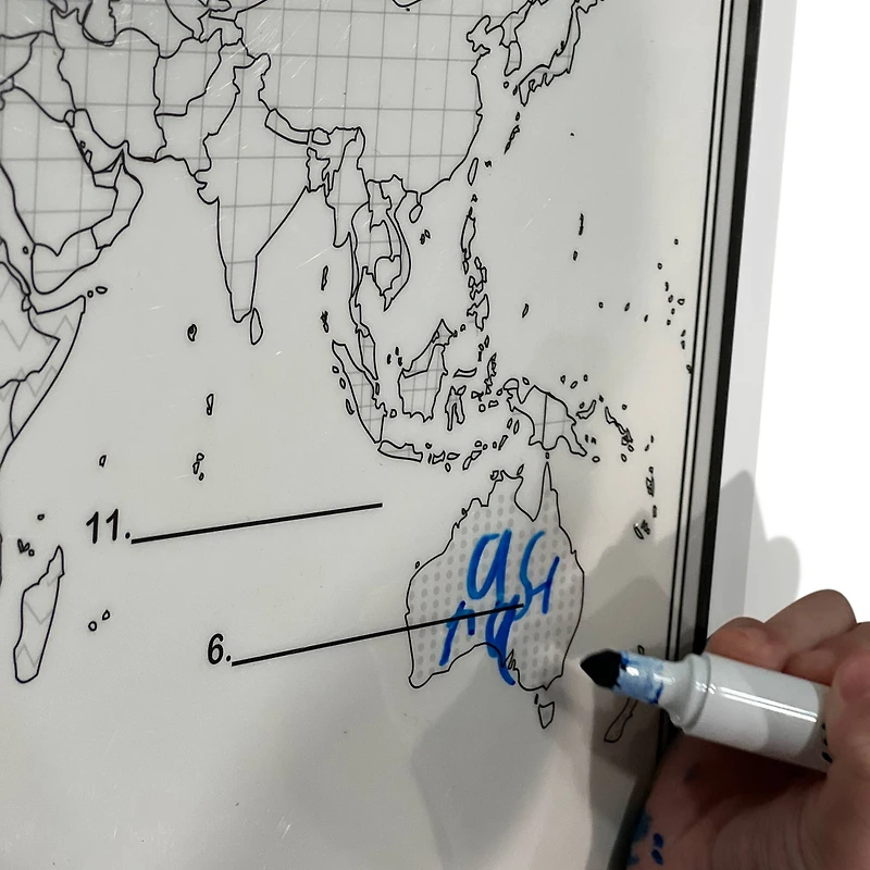 Tot Talk Explore The World Placemat