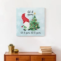 Let it Gnome Canvas Wall Art