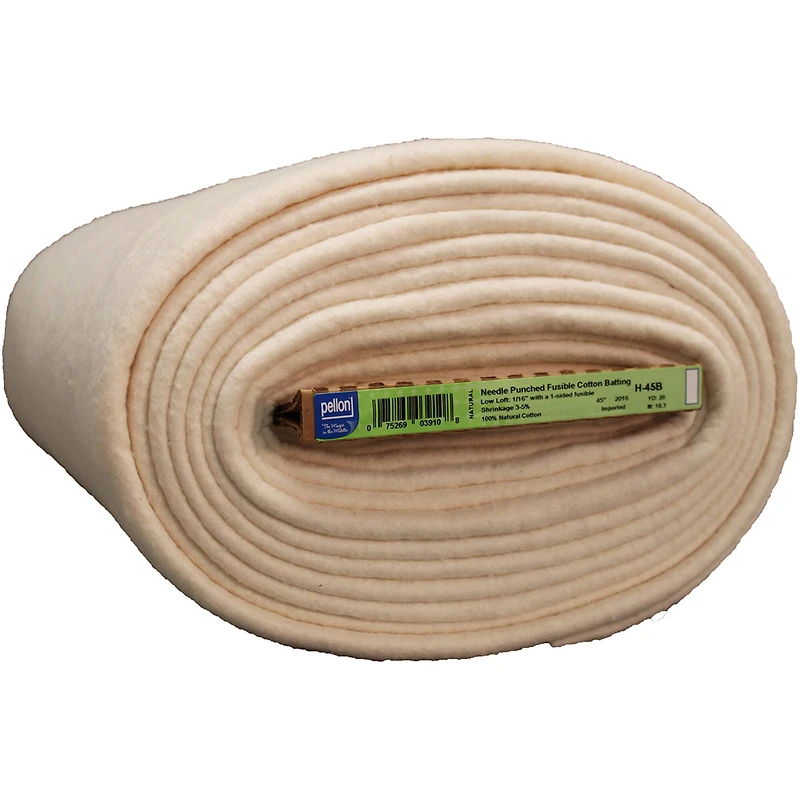 Pellon® Fusible Cotton Batting, 45" x 20yd.