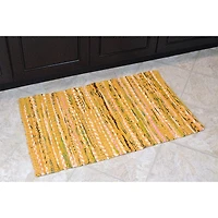 DII® Multi Mustard Rag Rug, 20" x 31.5"