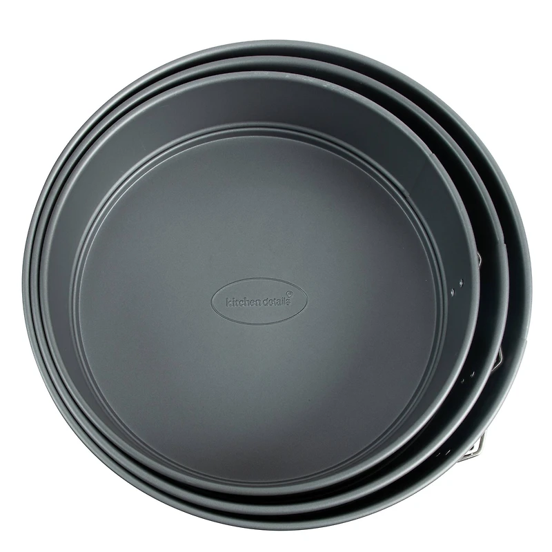 Kitchen Details 3-Piece Round Spring Form Pan Set
