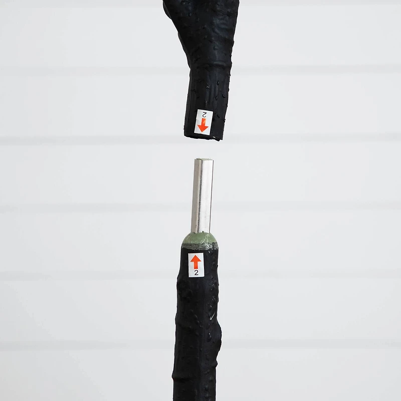 5ft. Artificial Halloween Black Fiddle Leaf Tree