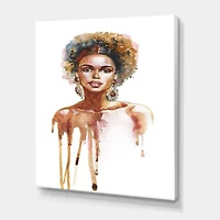 Designart - Portrait of African American Woman XIII