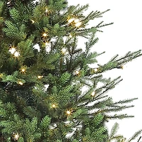 9ft. Pre-Lit Slim Balsam Fir Artificial Christmas Tree, Clear Lights