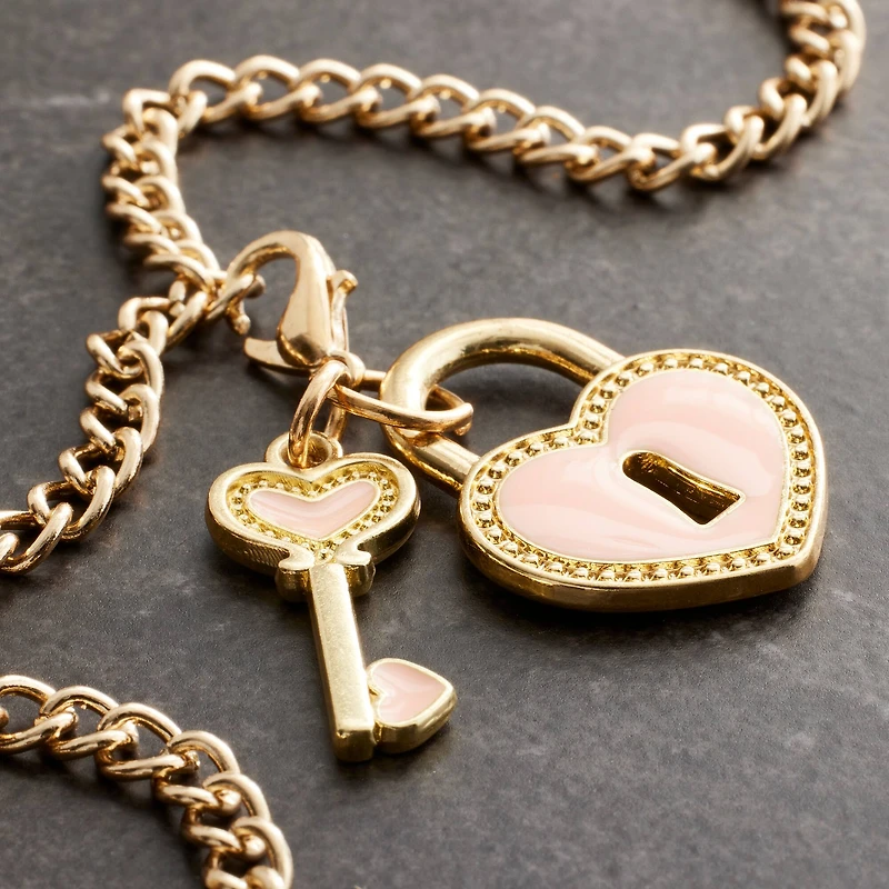 Heart Lock Charm by Bead Landing™