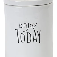 Happy Sentiments Stoneware Canister Set