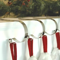 Original MantleClip® Silver Stocking Holders