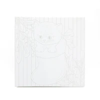 11" x 11" Christmas Cat Canvas Painting Kit by Artist's Loft™
