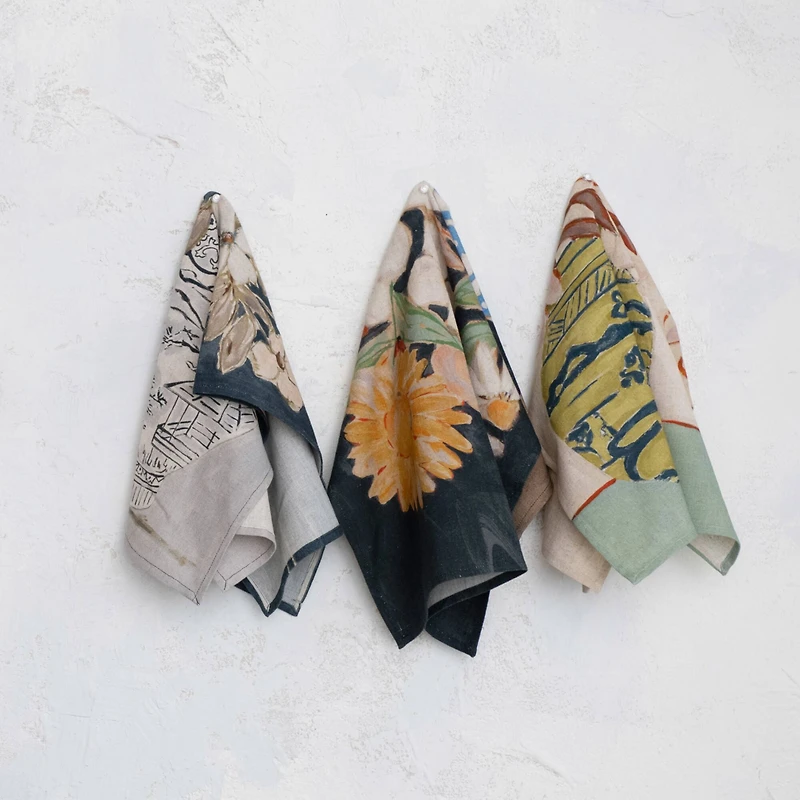 Hello Honey® 28" Floral Elegance Tea Towel Set