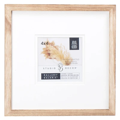 Gallery Natural Wood Frame with Mat by Studio Décor