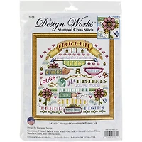 Design Works™ Advice On Life Stamped Cross Stitch Kit