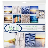 Reminisce Collection Kit 12"X12"-Lake Life