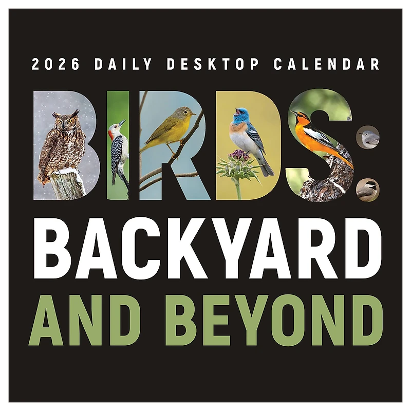 2026 Birds: Backyard & Beyond Daily Desktop Calendar