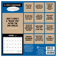TF Publishing 2024 Anti-Affirmations & Sarcasm Mini Calendar