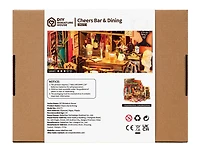 Rolife® Cheers Bar & Dining DIY Miniature House Kit