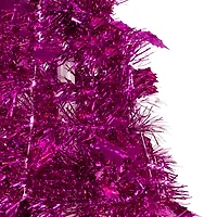 4ft. Unlit Tinsel Pop-Up Artificial Christmas Tree