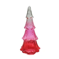 Pink Ombre Glass Tree Tabletop Décor by Ashland