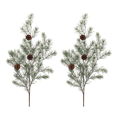 3ft. Pine Spray with Pinecones, 2ct.
