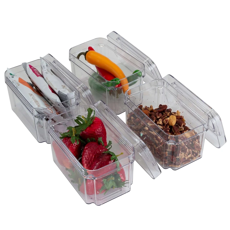 Kitchen Details Clear 8 Piece Refrigerator Organizer Set