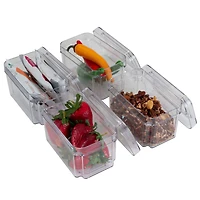 Kitchen Details Clear 8 Piece Refrigerator Organizer Set