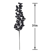 31" Glittered Black Berry Stem by Ashland®