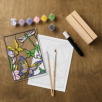 Butterflies in Nature Paint-by-Number Acrylic Surface Kit by Artist's Loft®