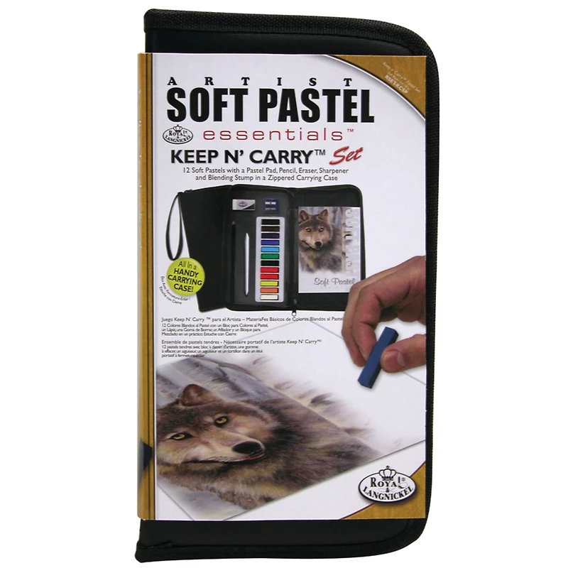 Royal & Langnickel® Essentials™ Keep N' Carry™ Soft Pastel Set
