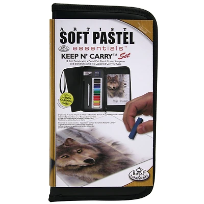 Royal & Langnickel® Essentials™ Keep N' Carry™ Soft Pastel Set