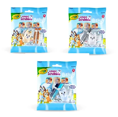 Assorted Crayola® Bluey Scribble Scrubbie®, 1pc.